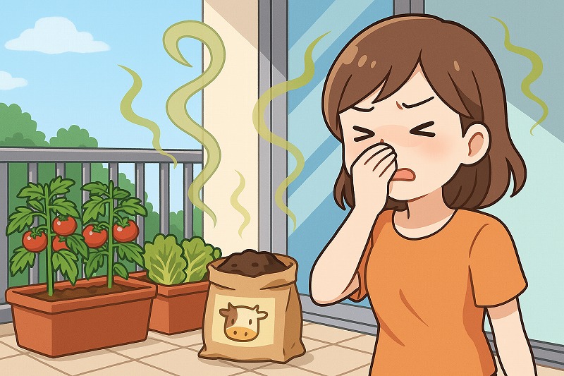 肥料の臭いが生活に悪影響